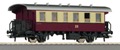Пассажирский вагон 2-осный 2кл Roco HO (54334)